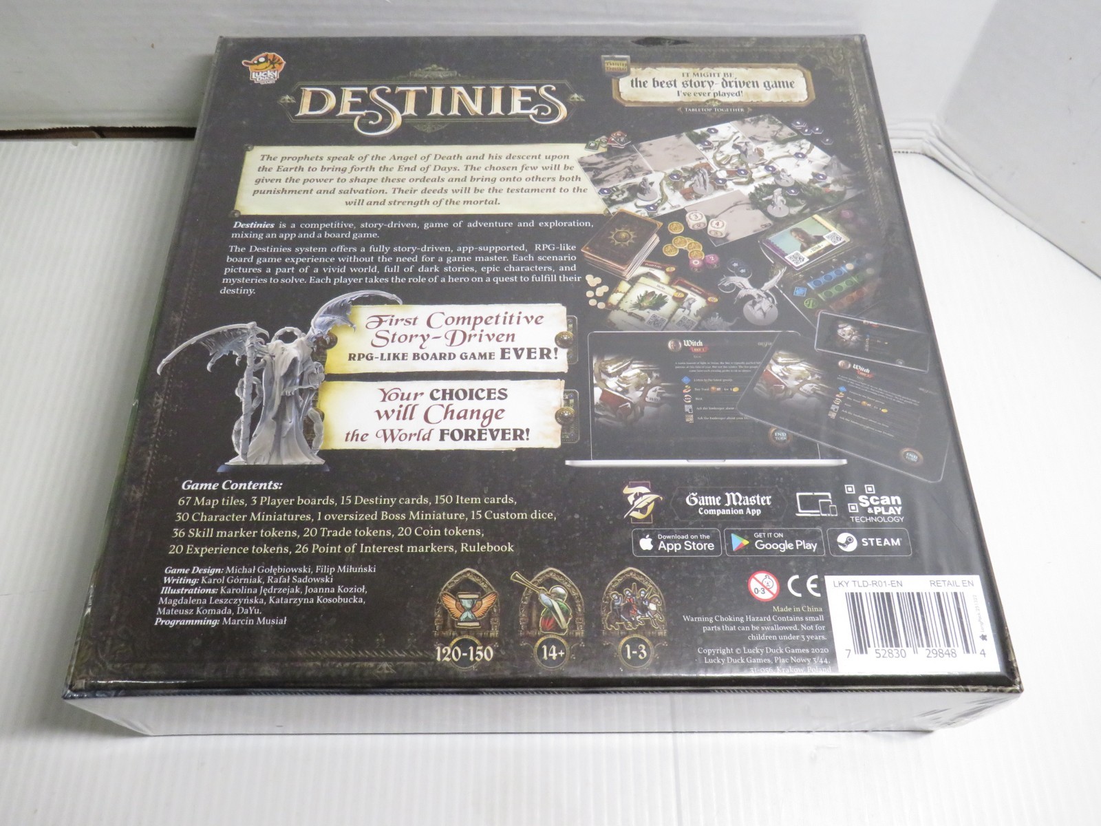 Destinies Table Top Board Game 2020 Lucky Duck Sealed NIB