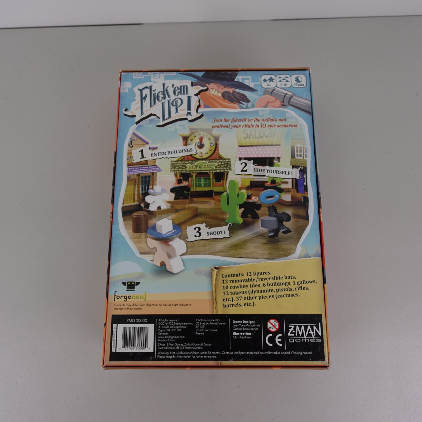 Flick ‘em Up! by Z-Man Games 2016 Dexterity Game “Plastic Version”