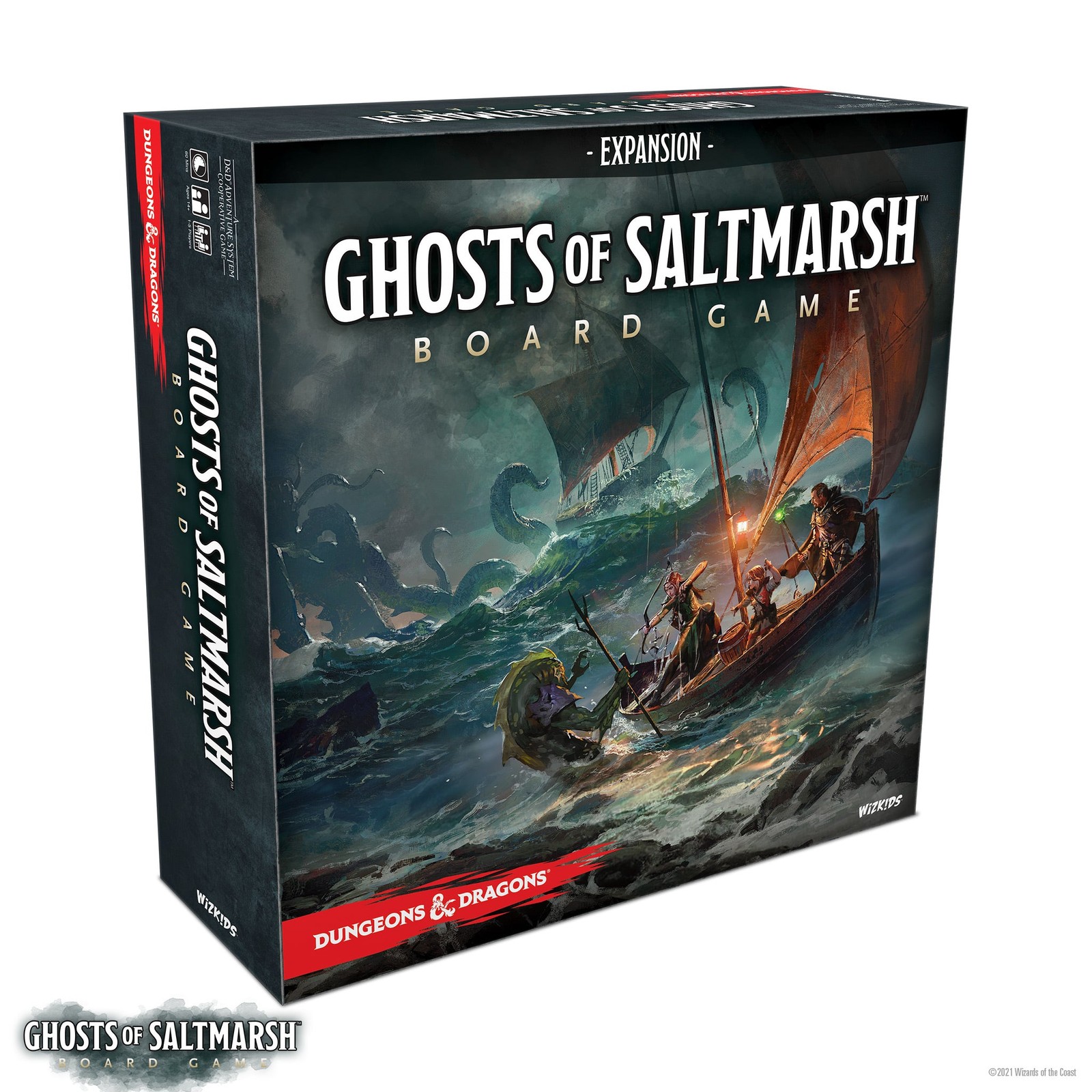 D&D Ghosts of Saltmarsh Adventure System Board Game Expansion | Standard Edition