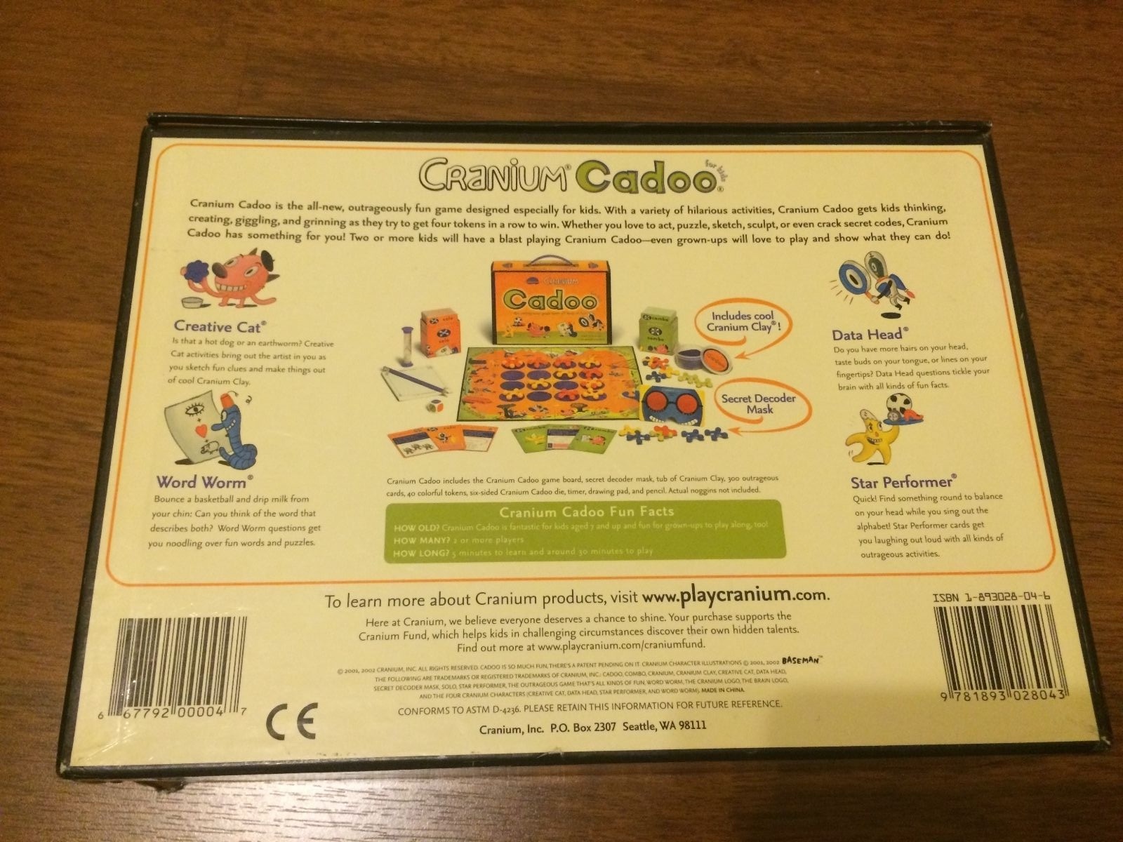 Cadoo Cranium For kids 7 years and up