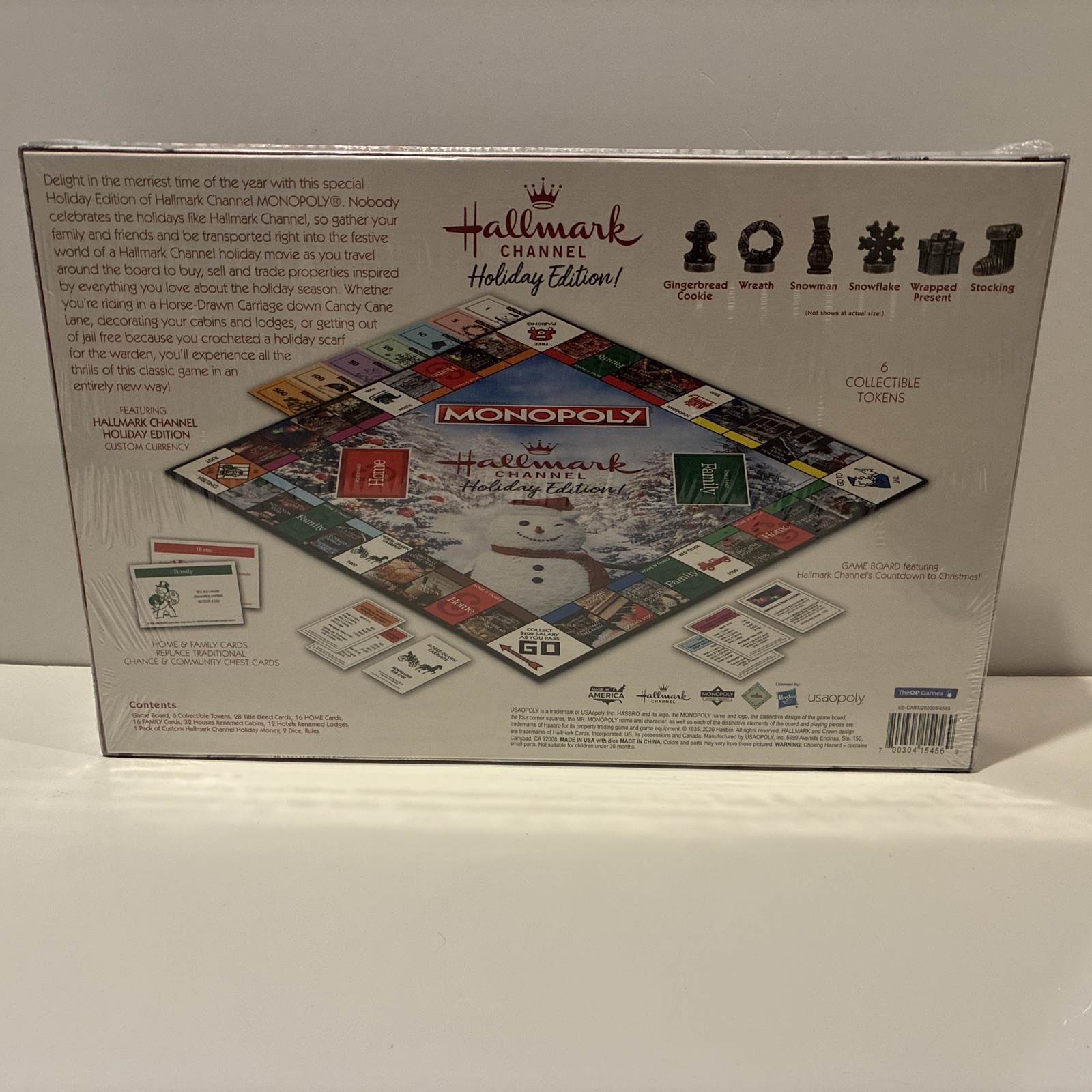 2020 Hallmark Channel Holiday Edition Monopoly Board Game Hasbro Sealed