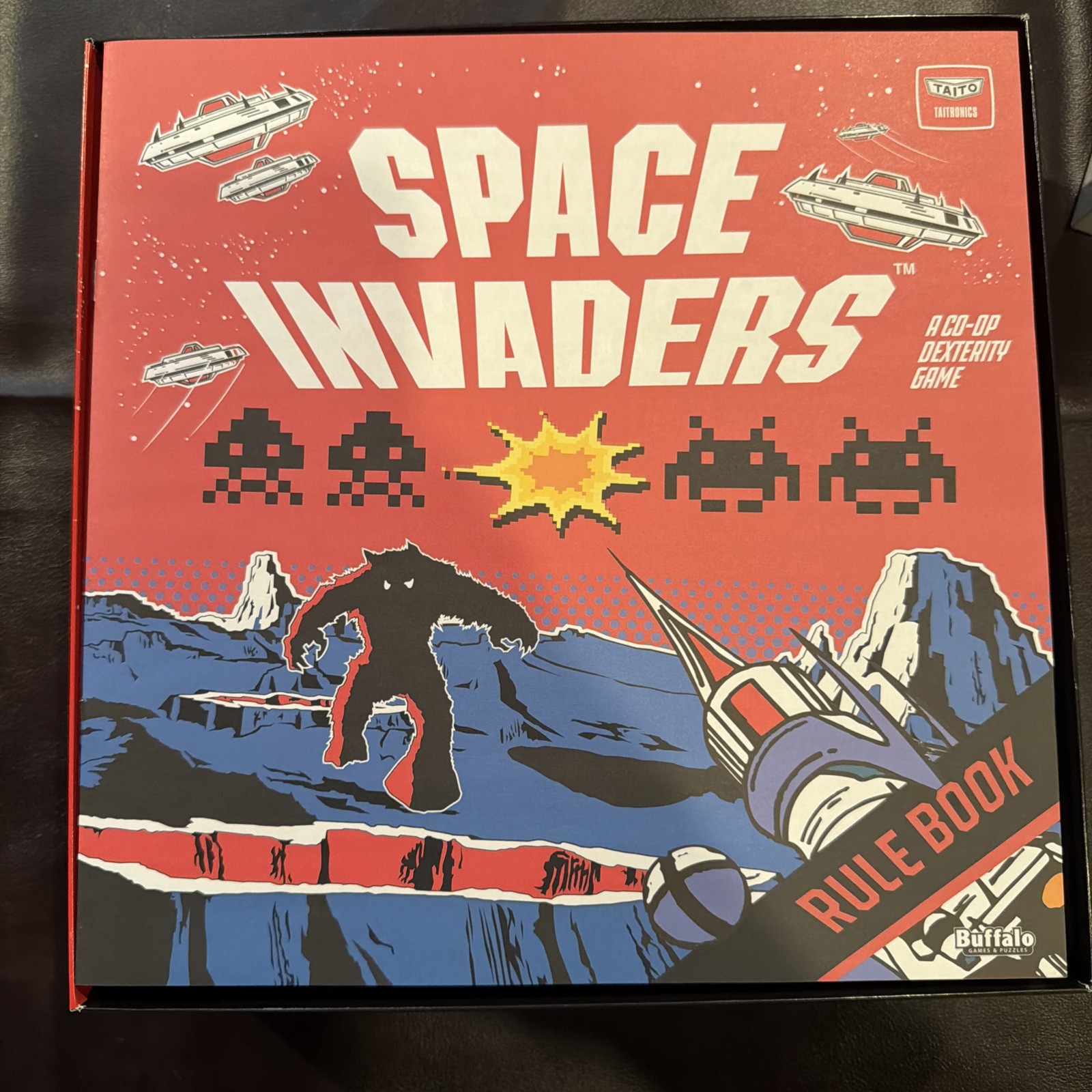 SPACE INVADERS – A CO OP DEXTERITY GAME Used Game Pieces Unpunched