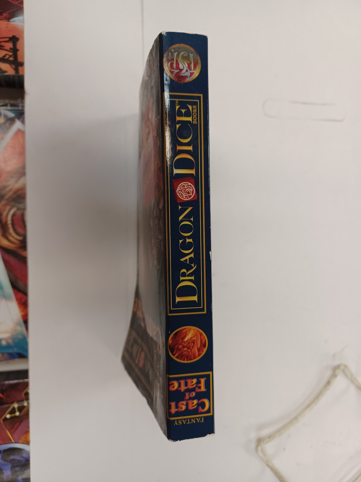 DRAGON DICE Cast of Fate Novel w/ DRAGONSLAYER DIE ~ D&D Dice Game by TSR
