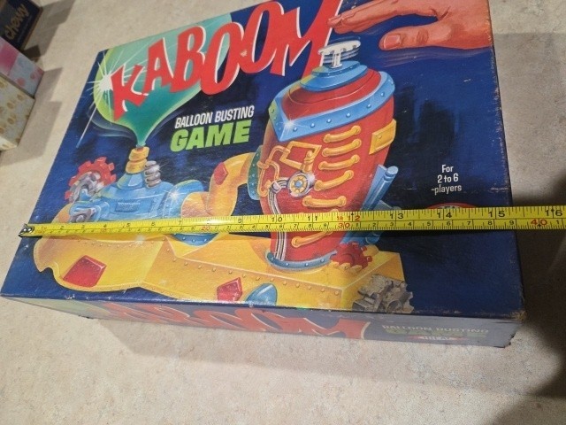Vintage 1960’s Kaboom Balloon Busting Game by Ideal – In Box