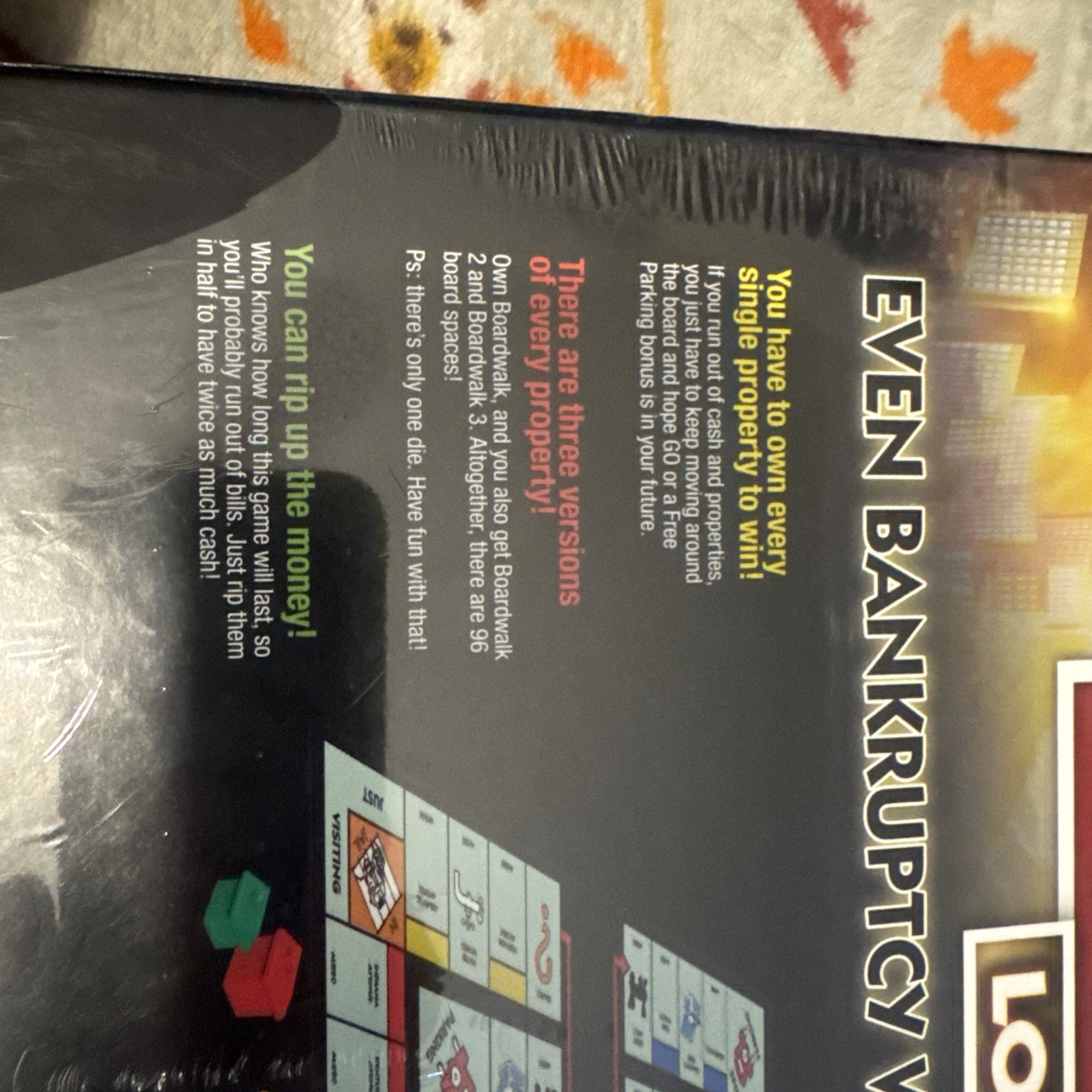 Monopoly Longest Game Ever Edition SEALED NEW Retired Collectible Rare