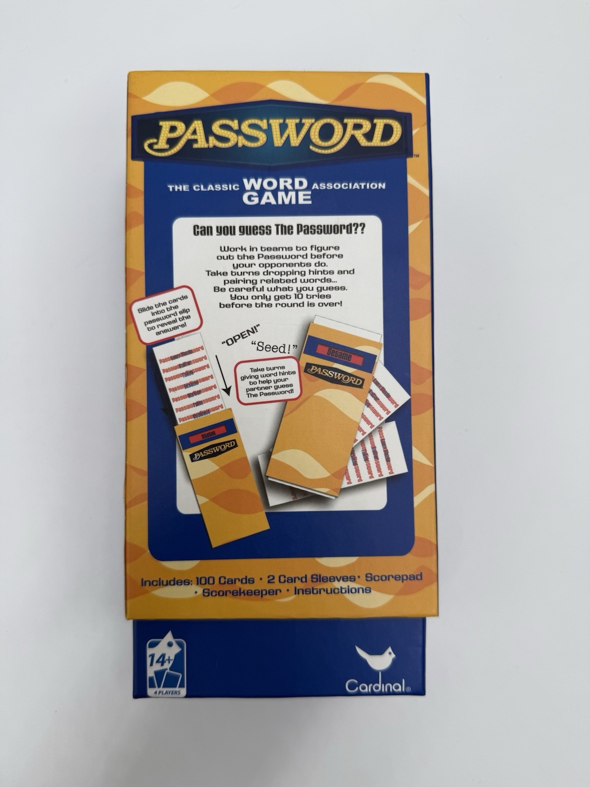 Cardinal Password Classic Series Word Association Game Complete NEW Sealed Cards