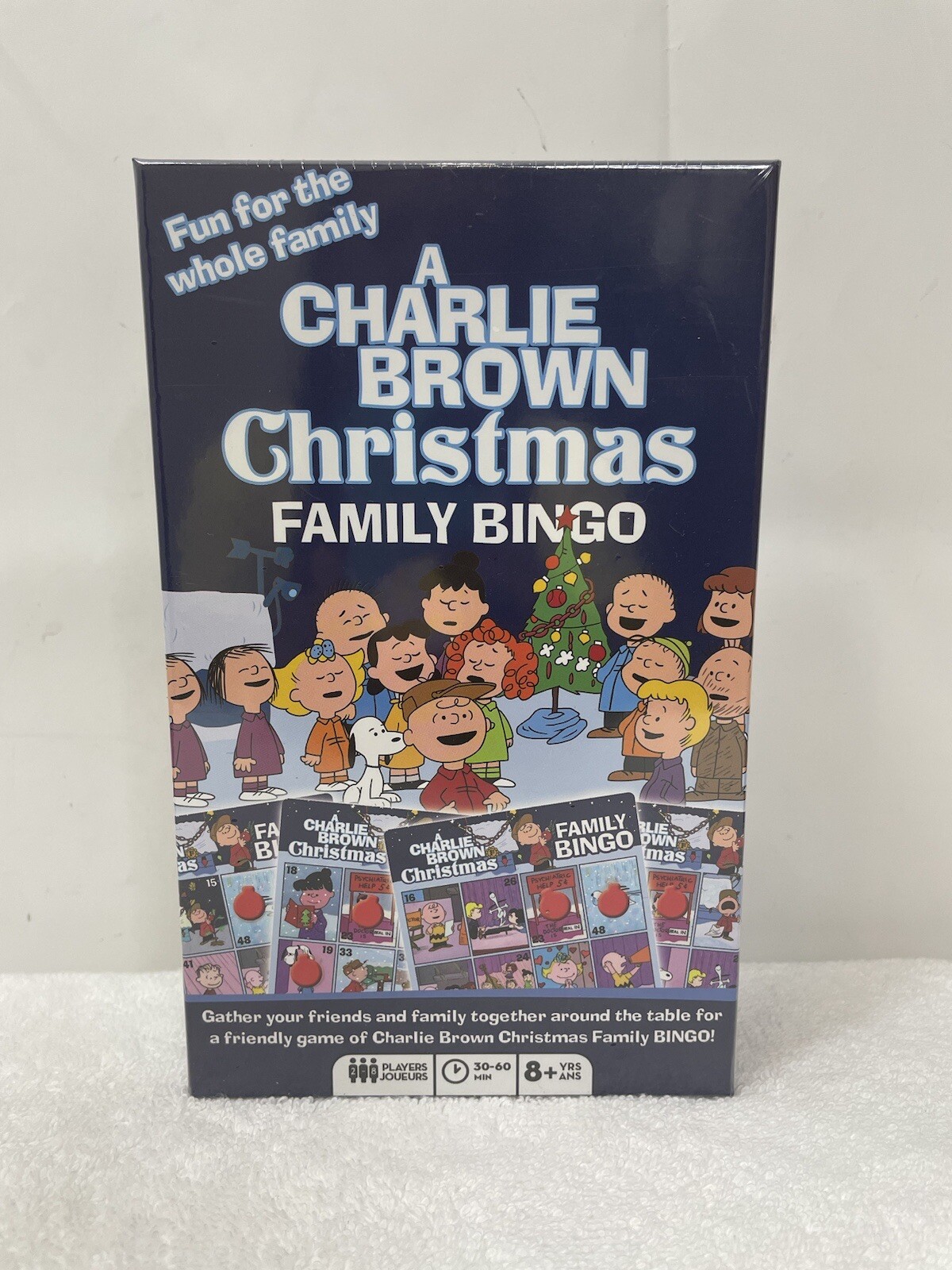 Charlie Brown Christmas Family Bingo Peanuts 2-18 player 8+ Years Family Fun