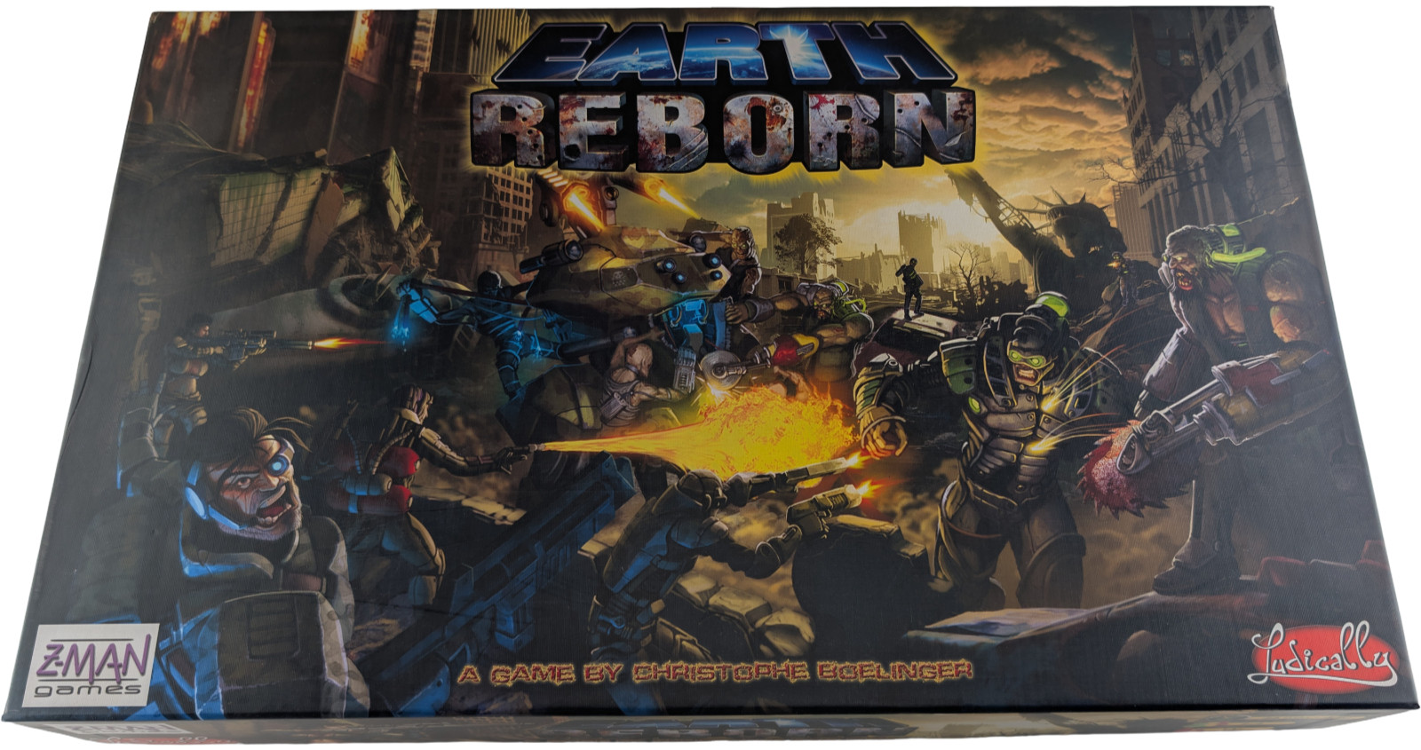 Earth Reborn Board Game Z-Man Games Ludically ER01EN 2010 Miniatures Set
