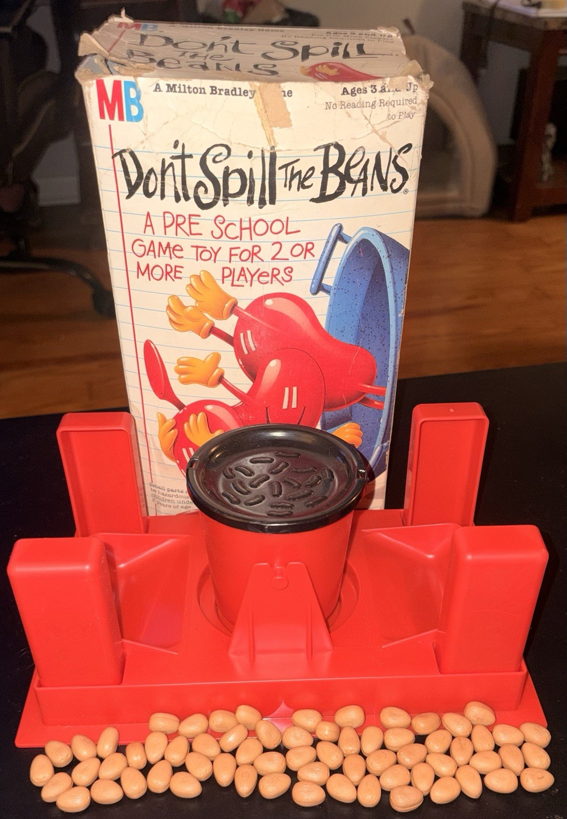 🔥Milton Bradley Don’t Spill The Beans Vintage 1986