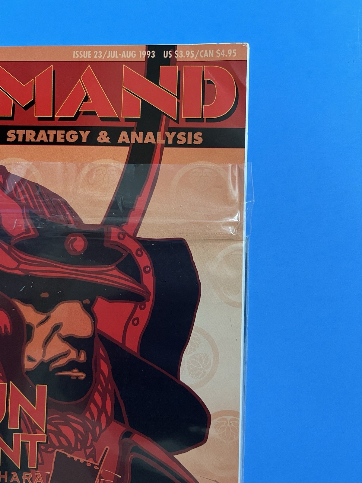 Command Magazine #23 Shogun Triumphant game : Feudal Japan. XTR 1993 UNPUNCHED