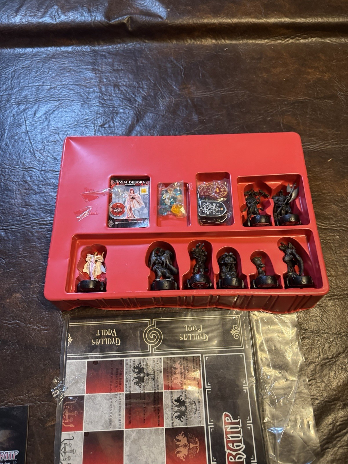 2004 Bandai Navia Dratp Collectible Minatures Board Game Starter Set 2 Open Box