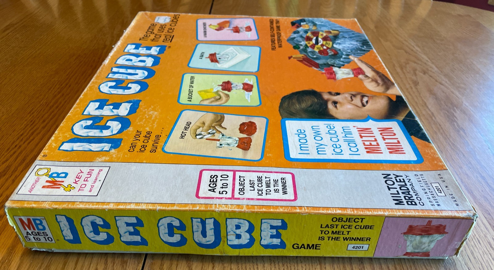 Vintage 1972 ICE CUBE Game w/ Tray by Milton Bradley RARE HTF Complete!