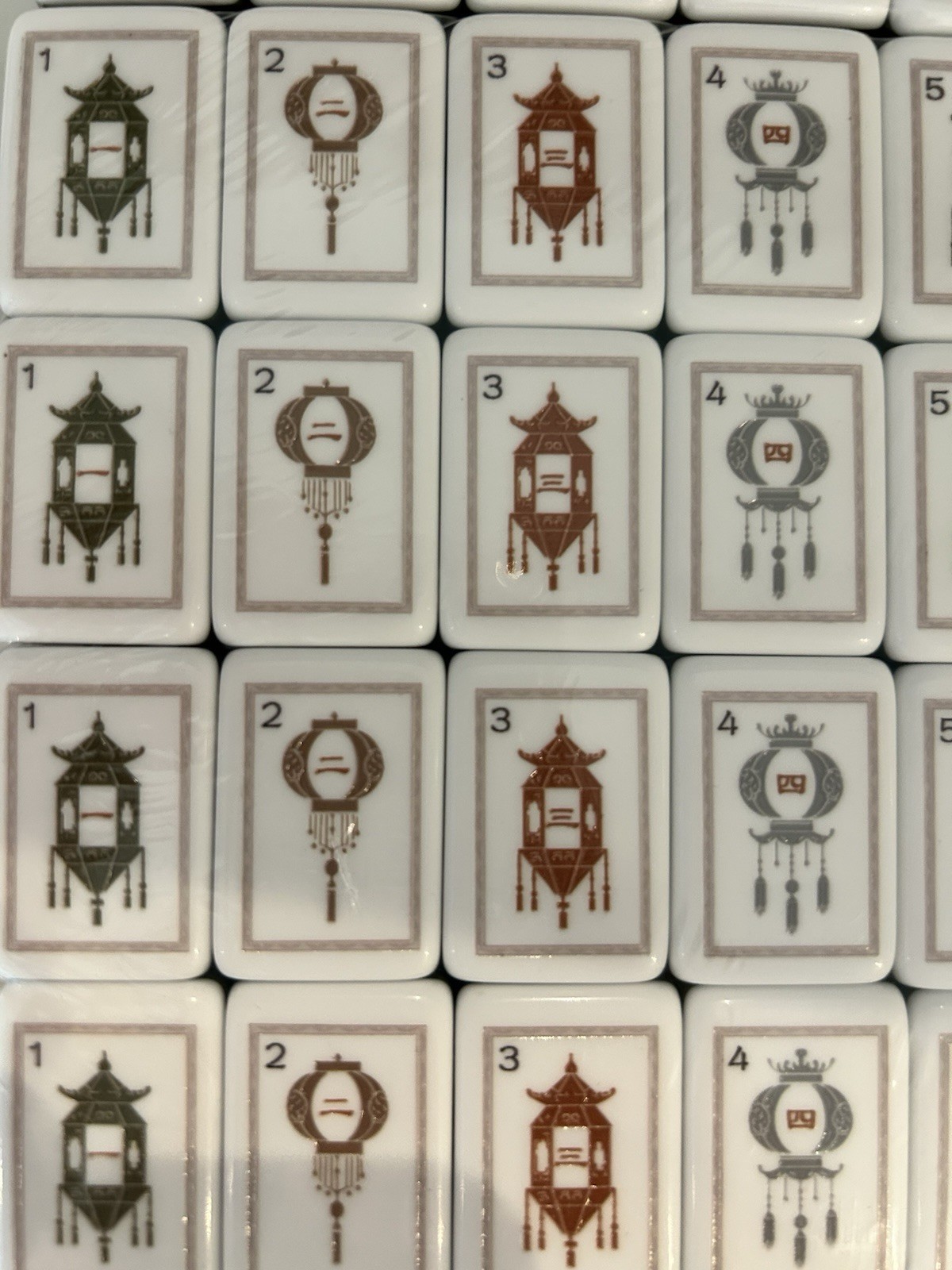 Mahjong Tiles Tortoise White Lotus Zen
