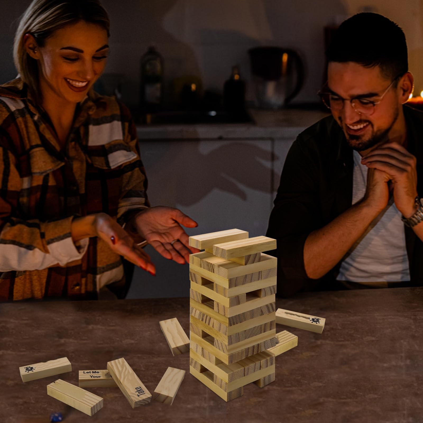 48 Pcs Couple Game Blocks, Fun Valentine’s Day Gift, Adult Games for Couples …