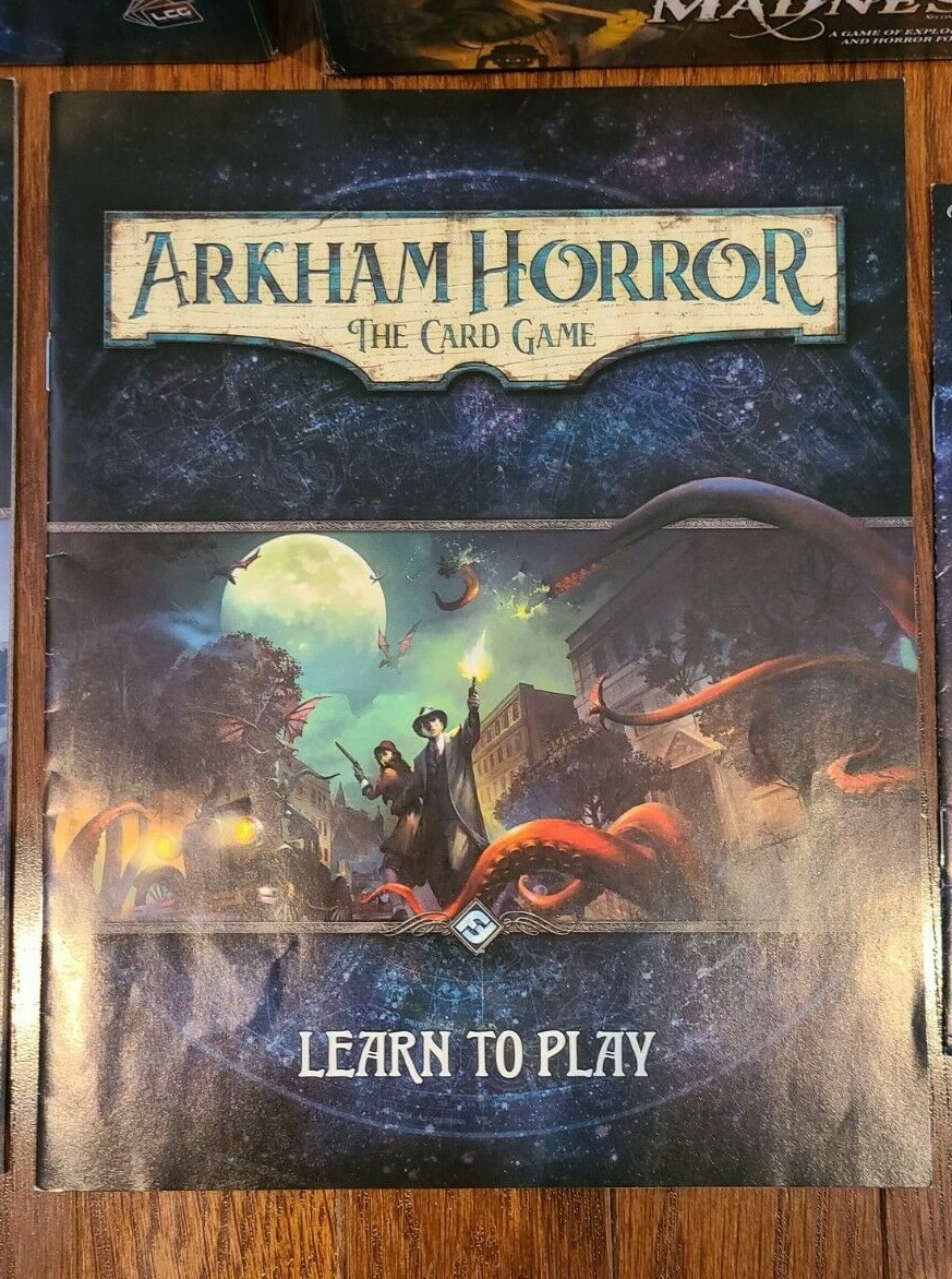 Arkham Horror: The Card Game – LCG – Core Set Replacement Rules Manuals and Box
