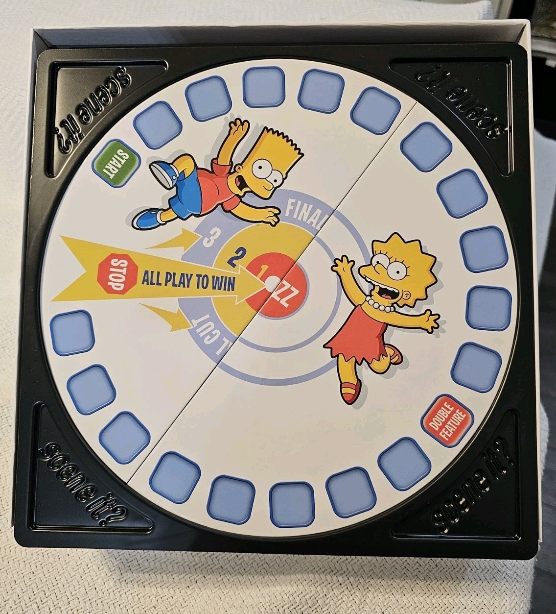 The SIMPSONS Scene IT ? Board Game DVD Game Edition OPEN BOX ,SEALED CONTENTS.