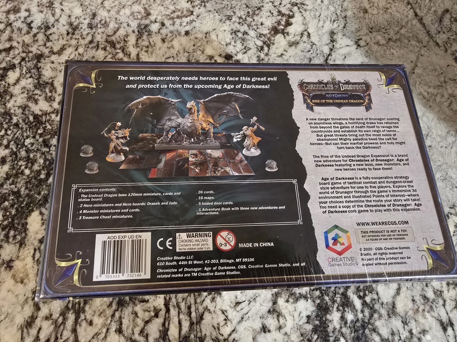 CHRONICLES OF DRUNAGOR: Age of Darkness RISE OF THE UNDEAD DRAGON NEW!! Sealed