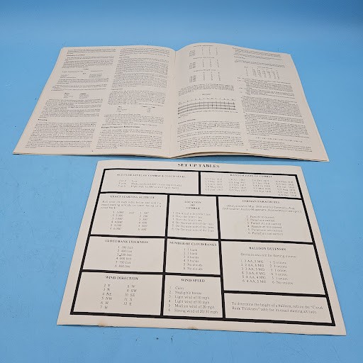 TSR Dawn Patrol Role Playing Game WW1 Air Combat Board Game Vintage- COMPLETE