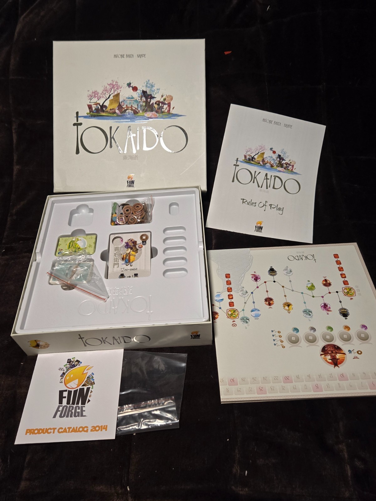 Tokaido Board Game by Antoine Bauza Fun Forge 2014 – Complete