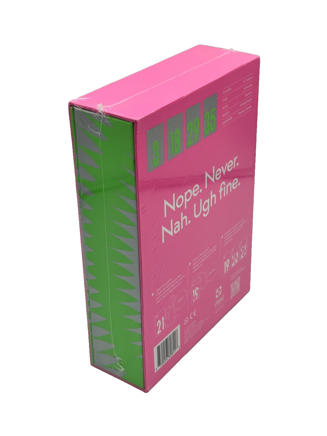 CMYK No Thanks Card Game Magenta Edition Deluxe Modern Tabletop Board Game New