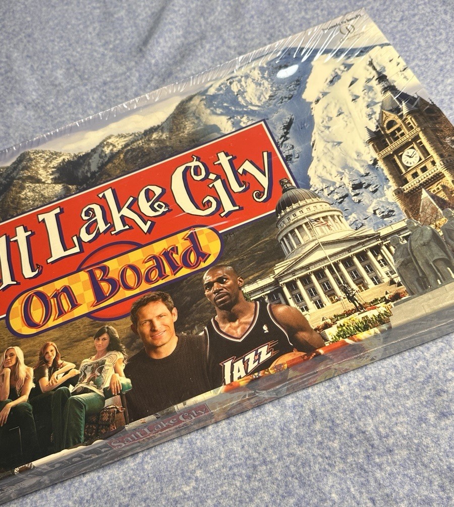 NEW Salt Lake City On Board Family Night Game Salt Lake Utah Theme Not Monopoly