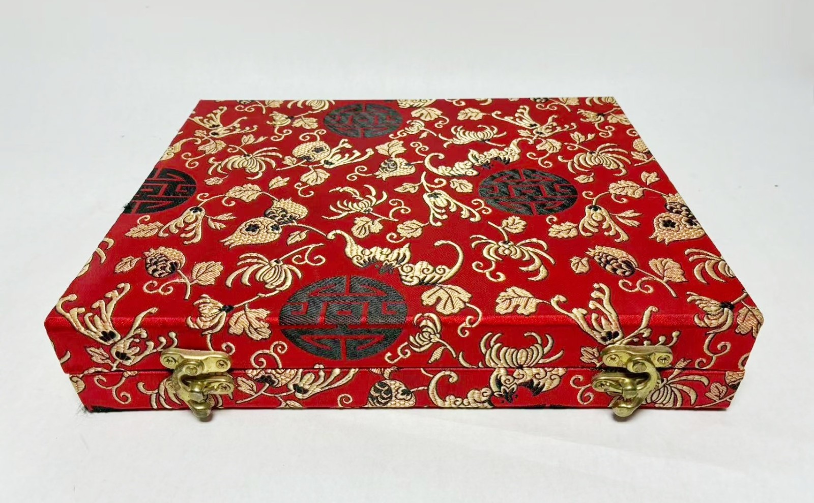 Hey! Play! Chinese Majong Set w/ Ornate Storage Case 146 Engraved Tiles COMPLETE