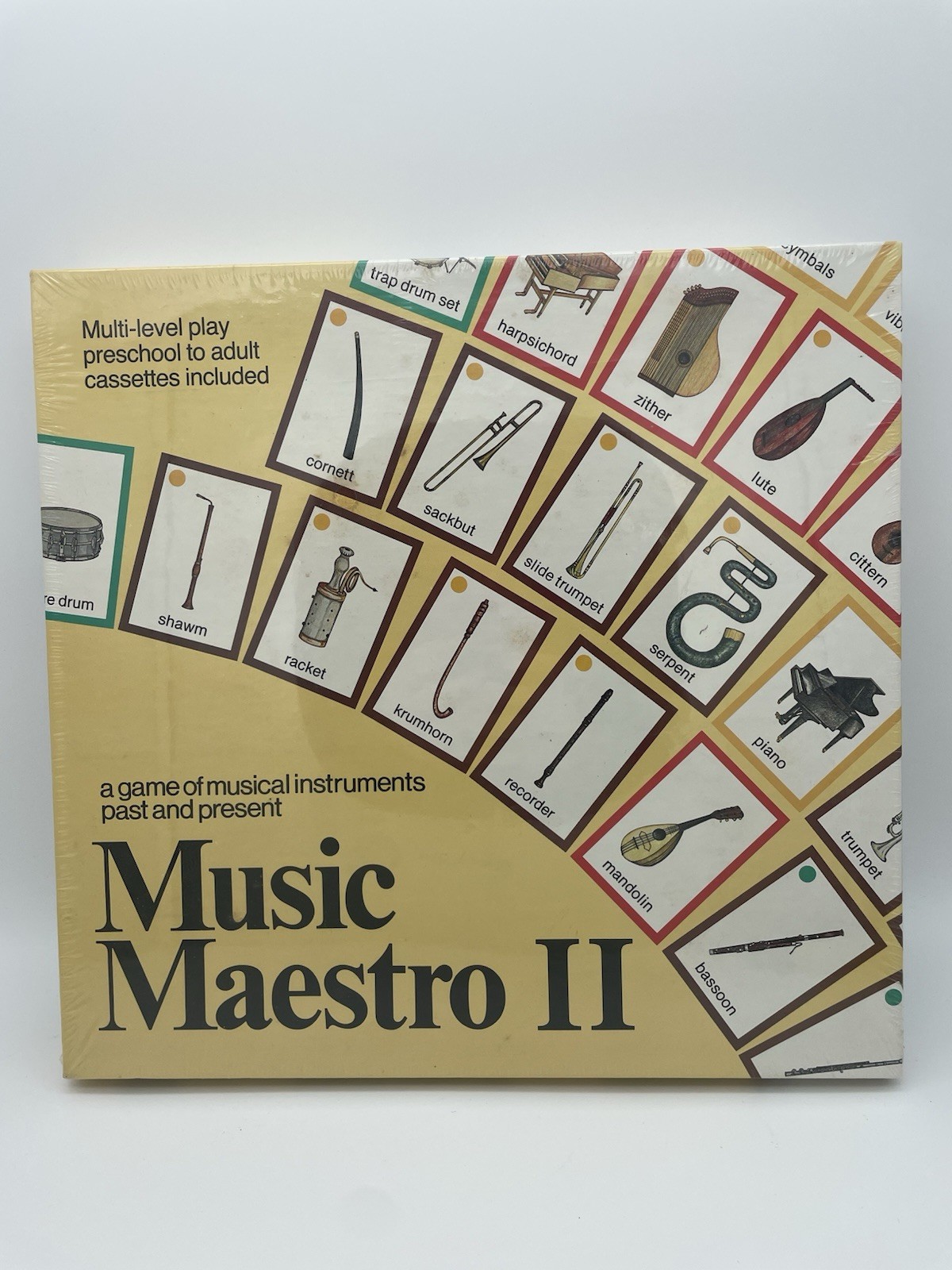 Vtg Music Maestro Game: A Game of Musical Instruments Past & Present- Sealed