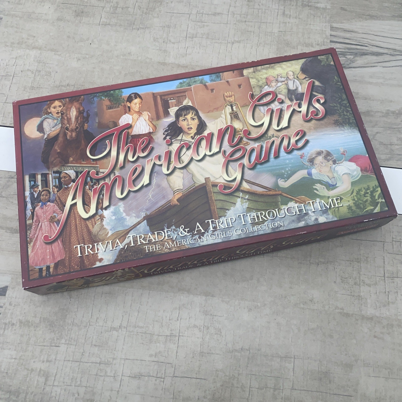 The American Girls Game complete board game 1999 Trivia ages 8 & up Pleasant Co.