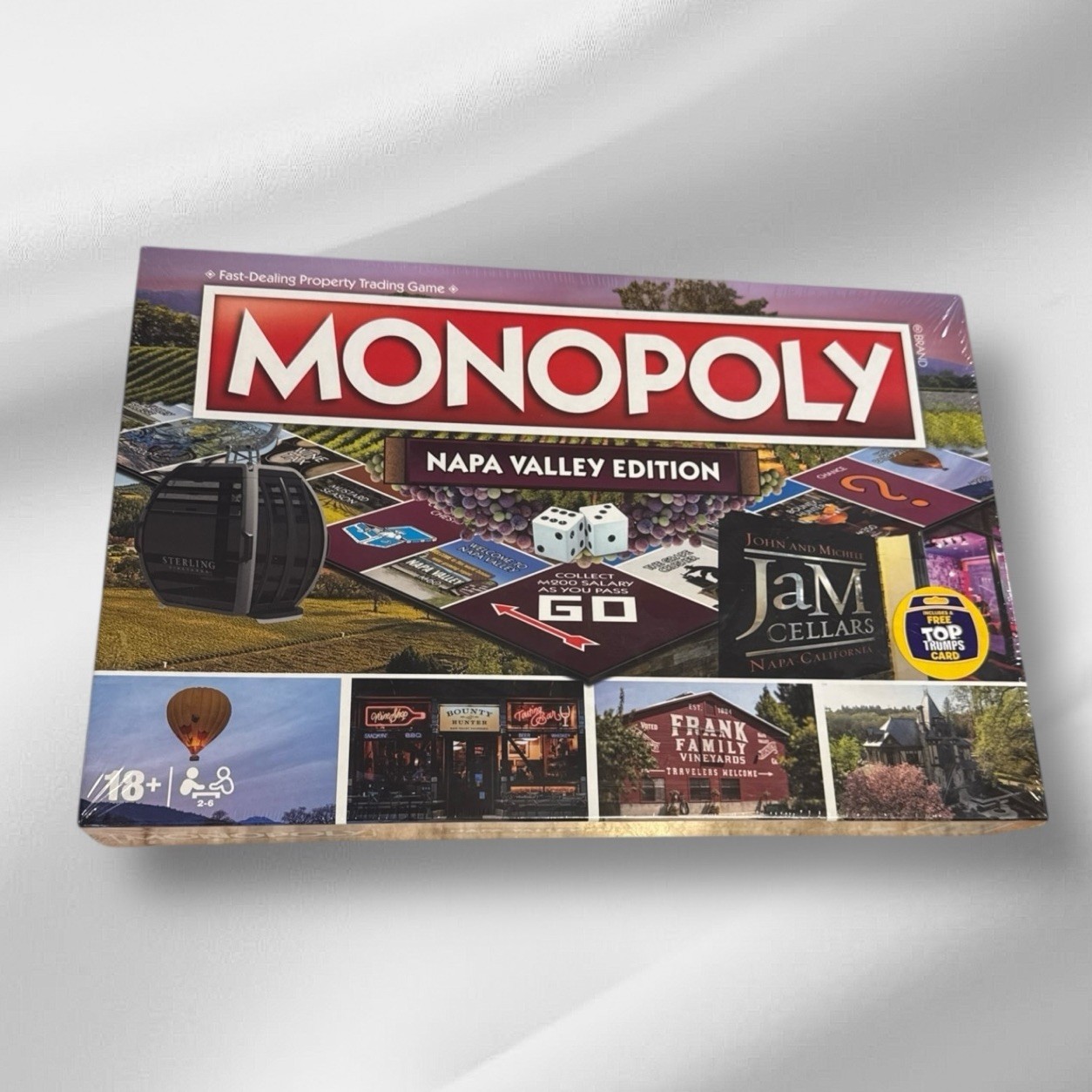 Napa Valley Edition Monopoly Board Game – New & Sealed