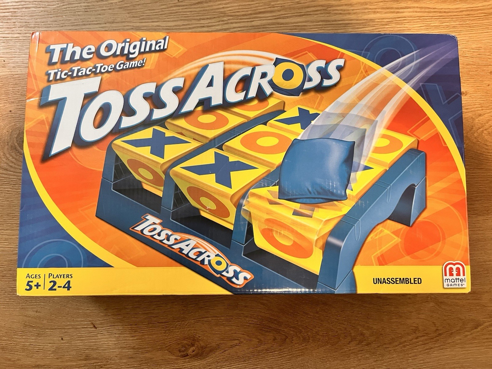Mattel Games – Toss Across Game: The Original Tic-Tac-Toe Game (New Sealed)
