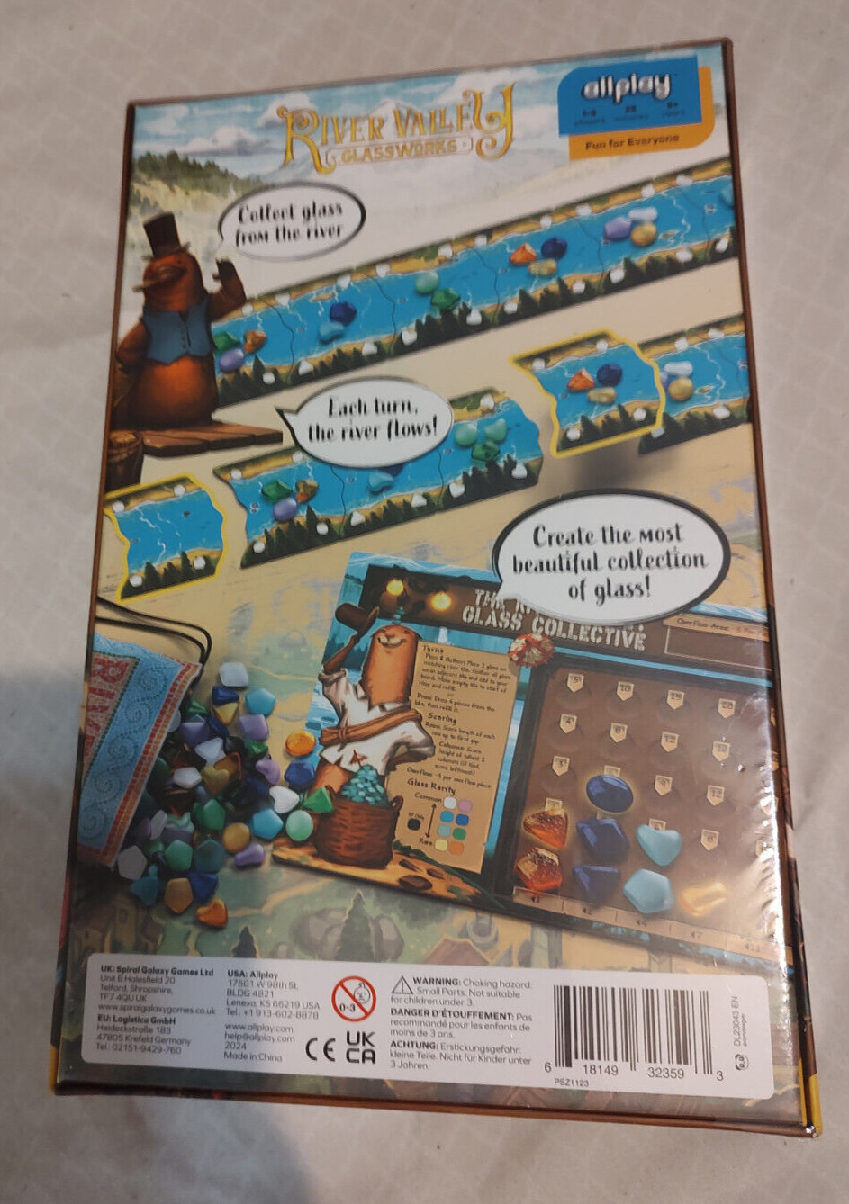 RIVER VALLEY GLASSWORKS – NEW Board Game GEN CON 2024