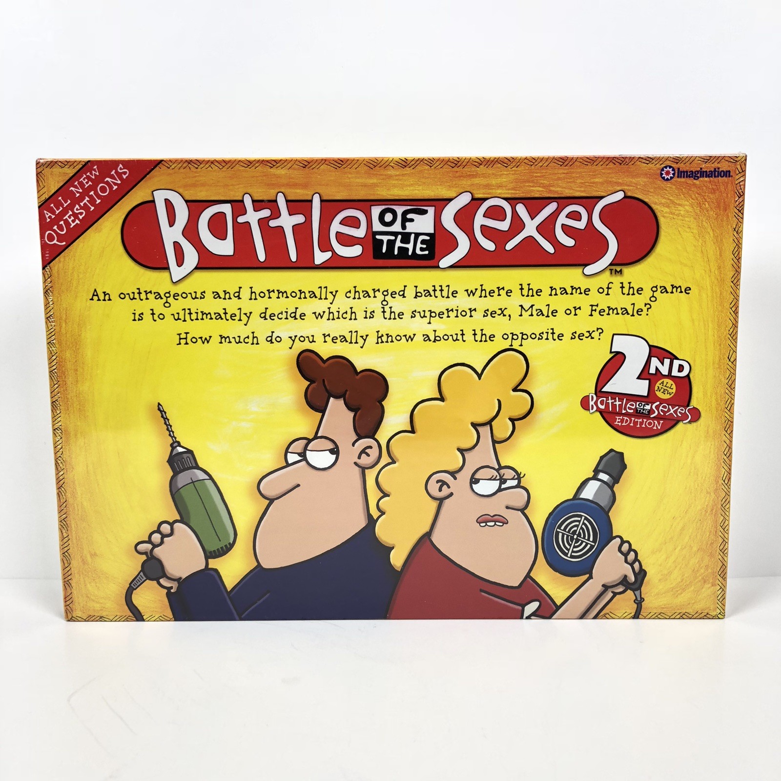 Sealed All New Battle of the Sexes Family Board Game 2nd Edition Imagination Ent