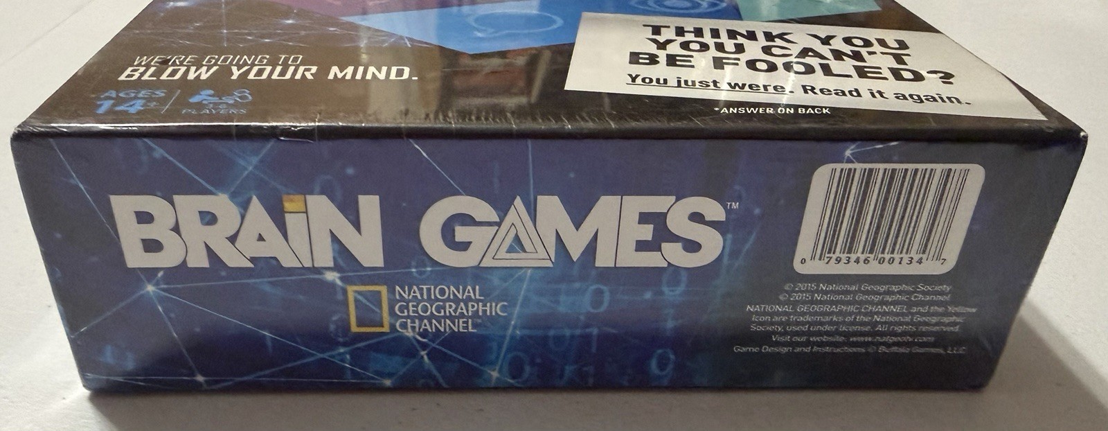 Brain Games The Game National Geographic Board Game NEW Sealed Buffalo Games