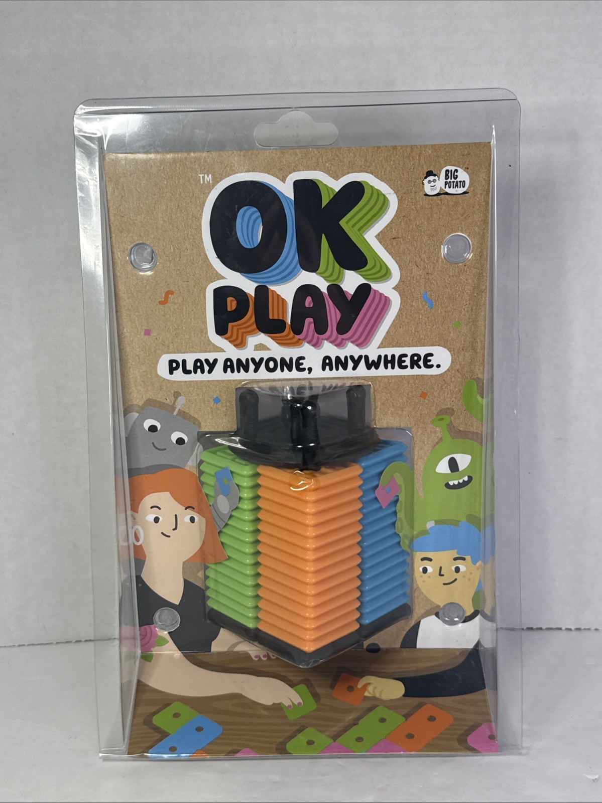 OK…Play by Big Potato The Travel Tile Game You Can Take Anywhere! (Sealed, 2017)