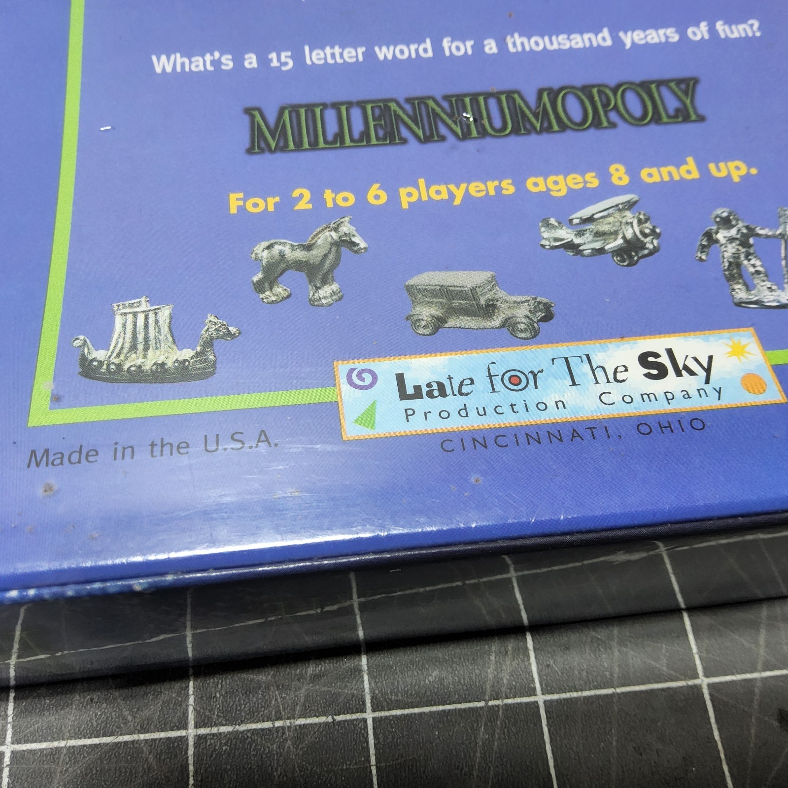 Millenniumopoly Board Game SEALED Late for the Sky Y2K 2000 vintage strategy