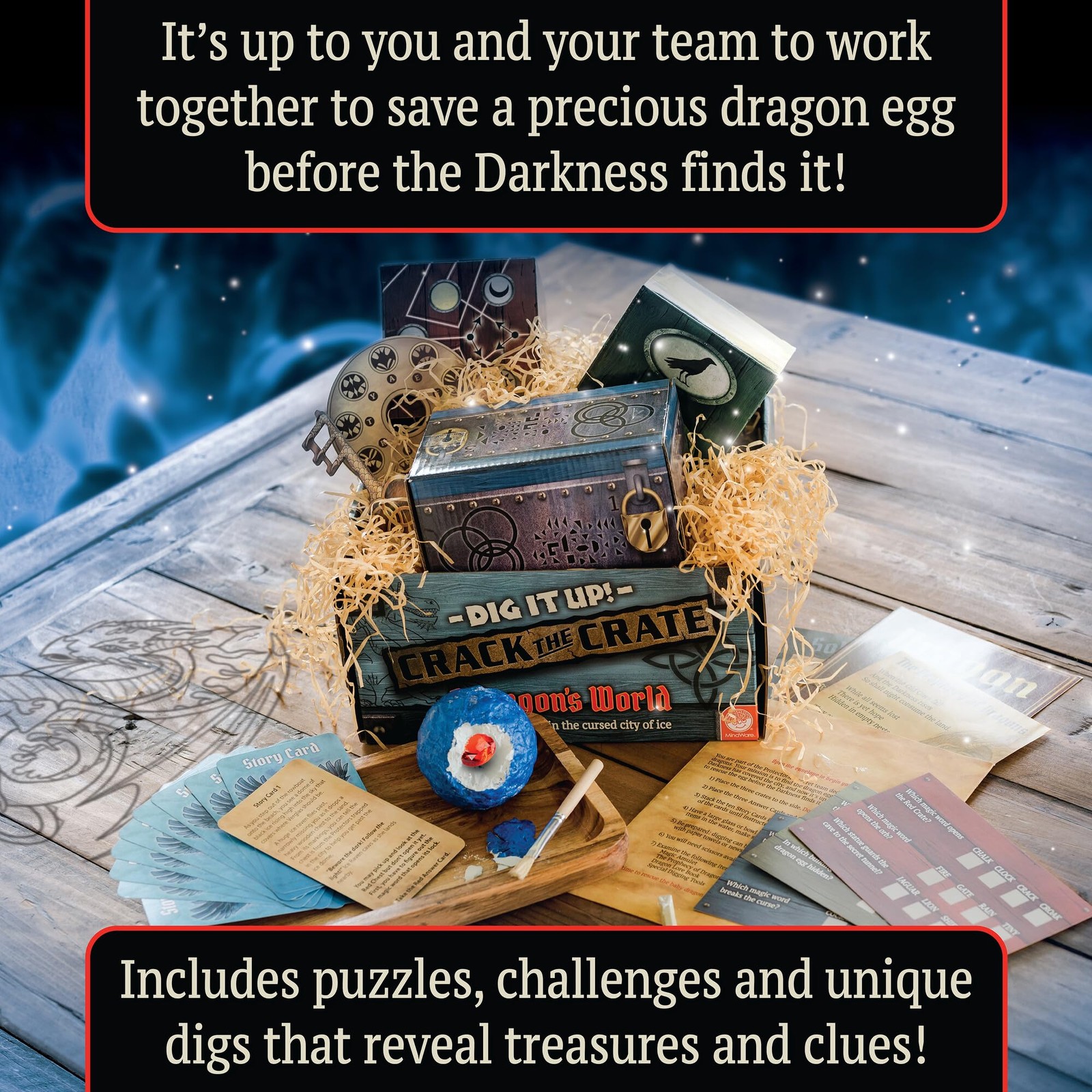 Dig It Up! Crack the Crate Board Game for 1 or More Players – Bring the Thril…