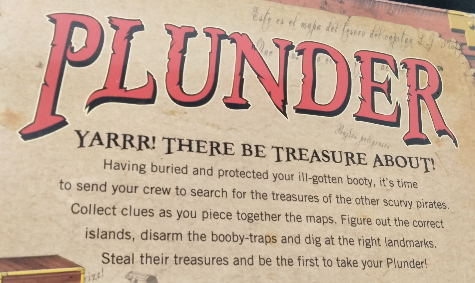 PLUNDER Board Game – Bury Yer Gold, Find Their Treasure, Steal It First! – NEW