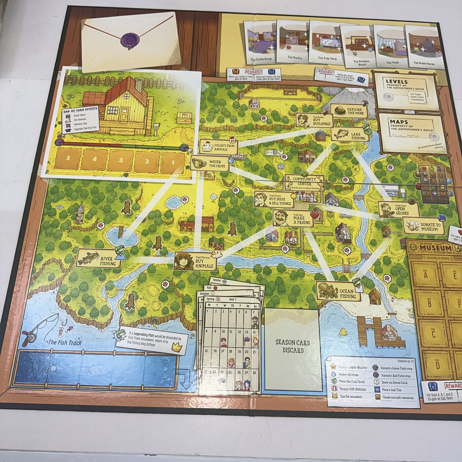 Stardew Valley: The Board Game – 1 to 4 Players [USED – COMPLETE] Ages 13+