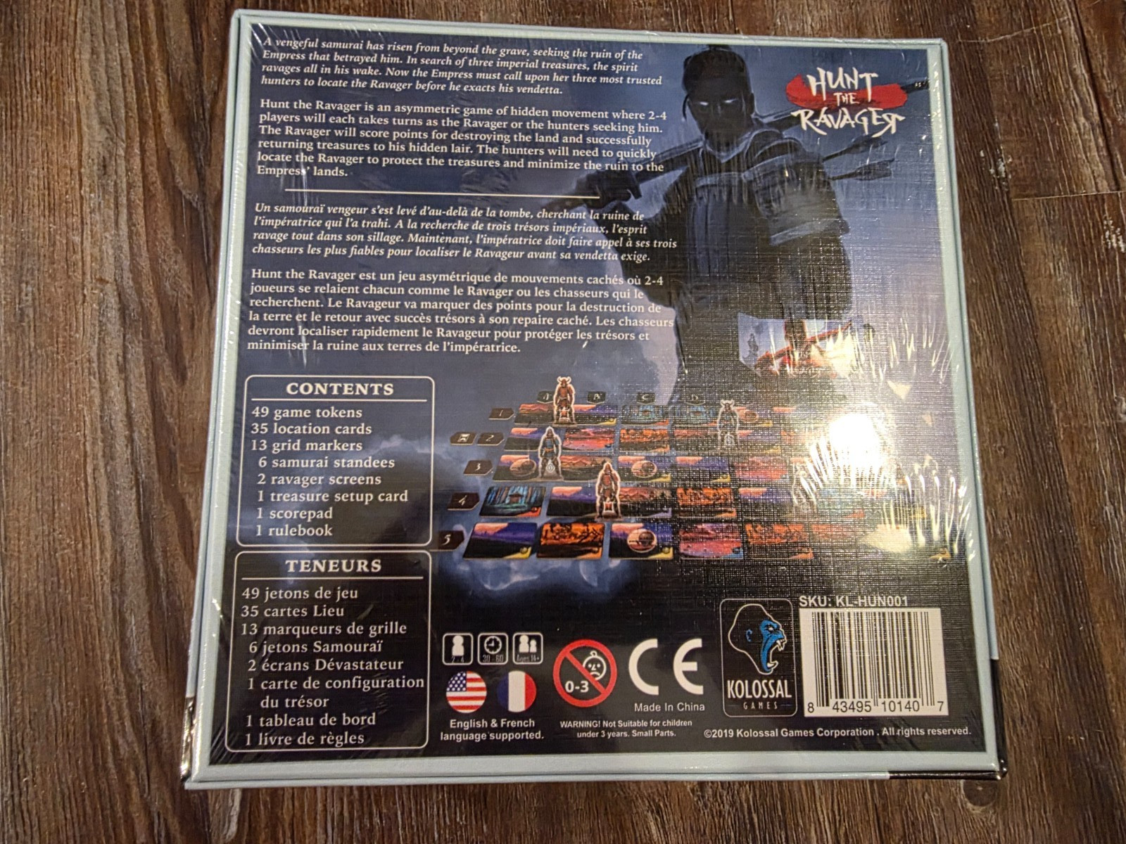 Hunt the Ravager Base Game with Temple of Secrets Expansion- Kolossal Games- New