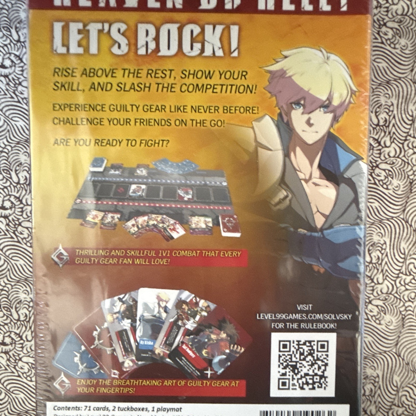 Level 99 Games Guilty Gear -Strive- The Board Game Demo Deck Cards 2P 14+