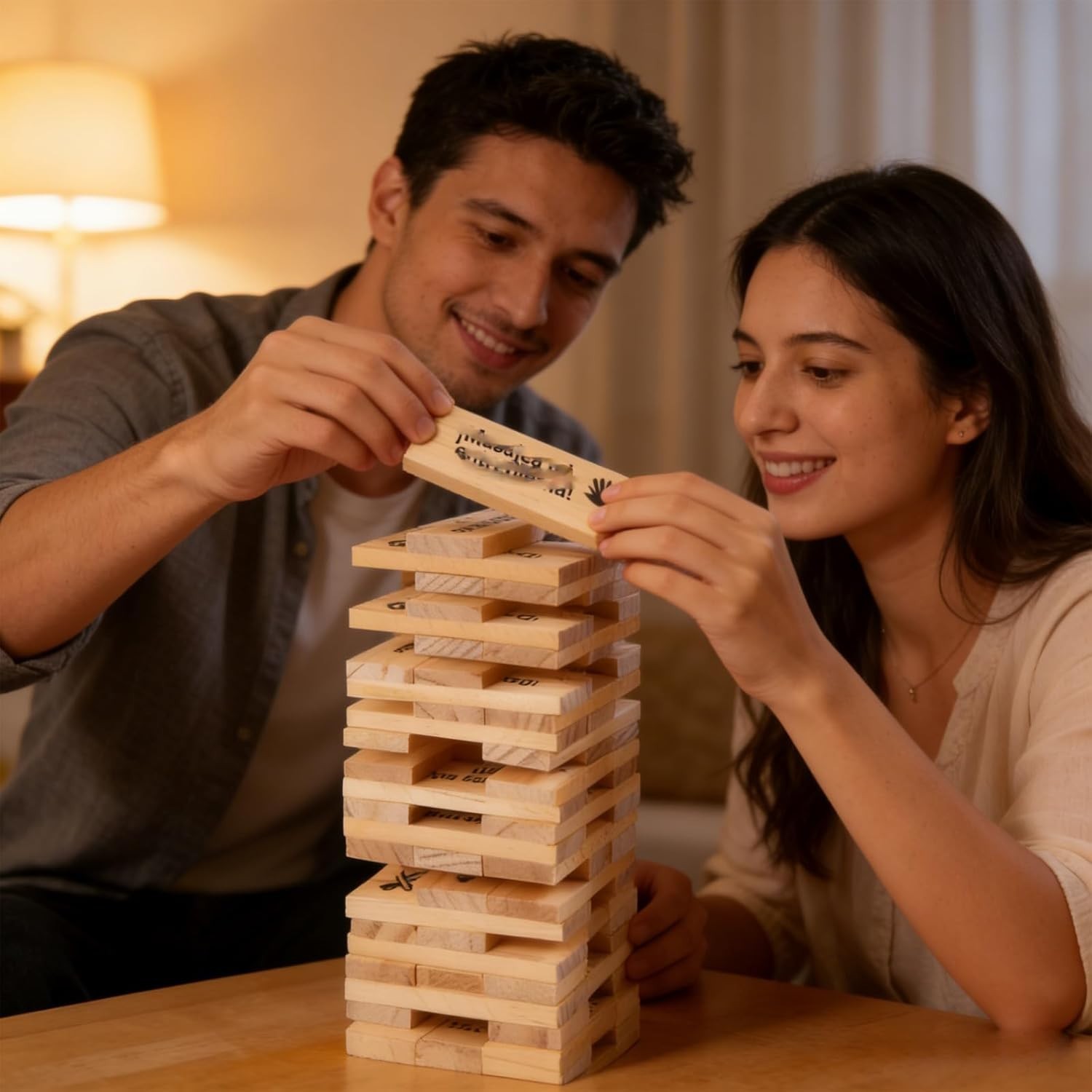Lust Tower Naughty Block Game for Adult Couple Fun Stacking Party Date Xmas Gift
