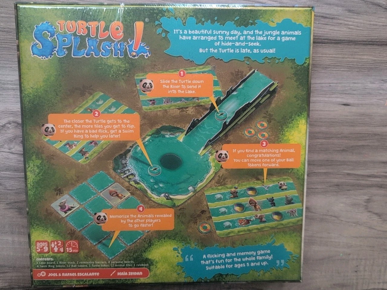 Turtle Splash Childrens Board Game Fun and Educational By Lucky Duck Games