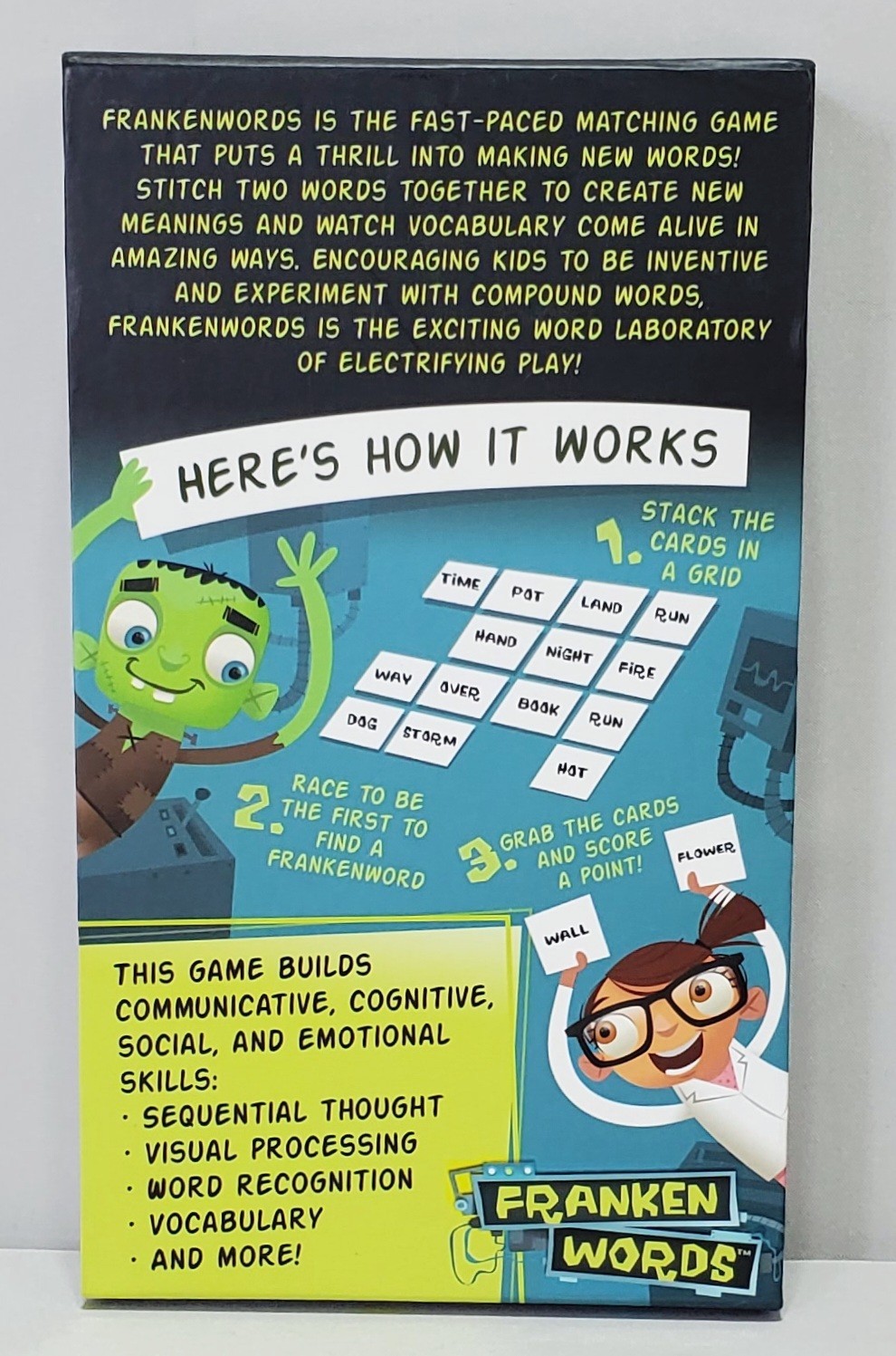 FRANKEN WORDS Game Creative Compound Word Vocabulary Learning Frankenwords