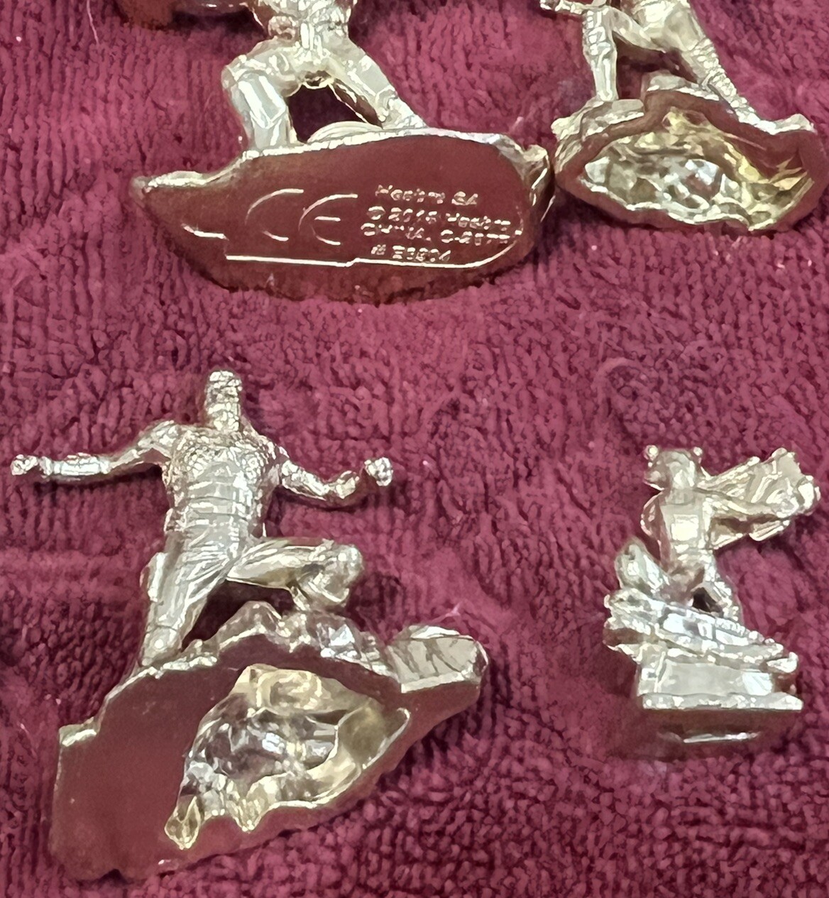 Monopoly Avengers Marvel Game Set of 7 Gold Character Token Pieces