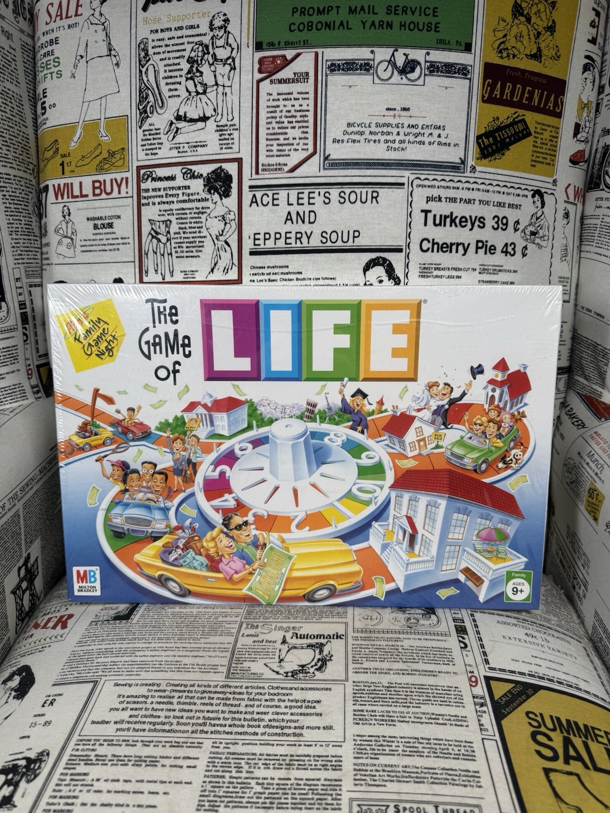 2000 Hasbro The Game of Life Board Game Sealed