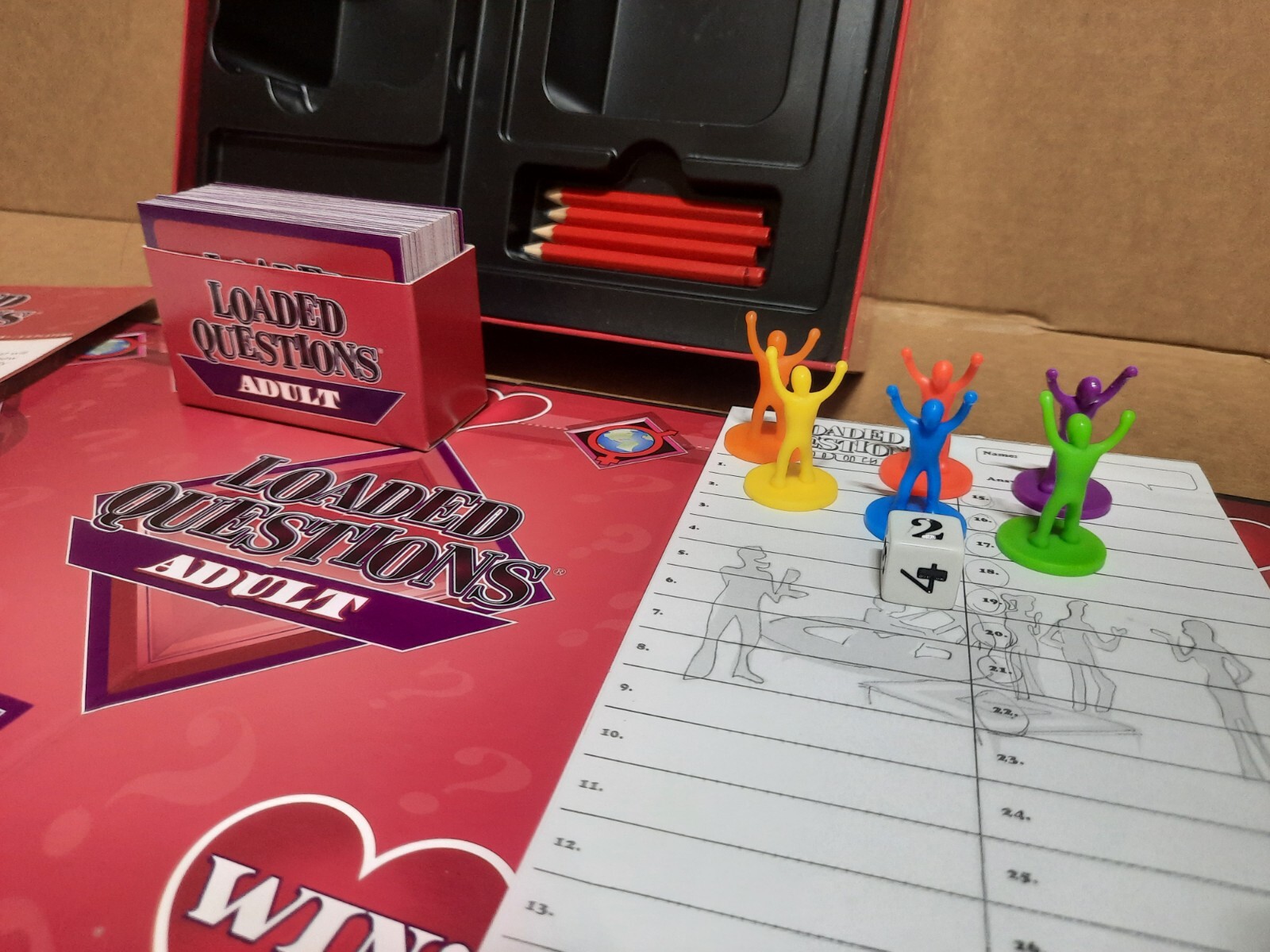 Loaded Questions Adult Party Game Suggestive Questions/Answers 4-6 Players 18+