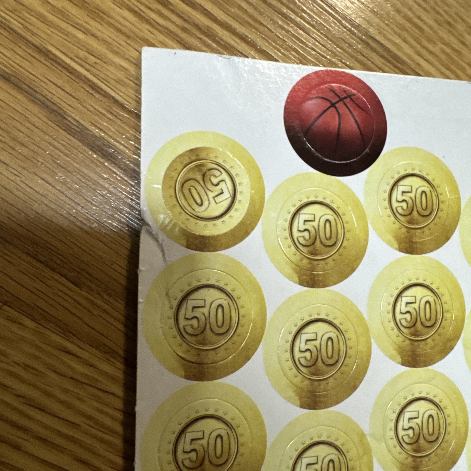 MONOPOLY PRIZM NBA 2023 Replacement Part Money Tokens