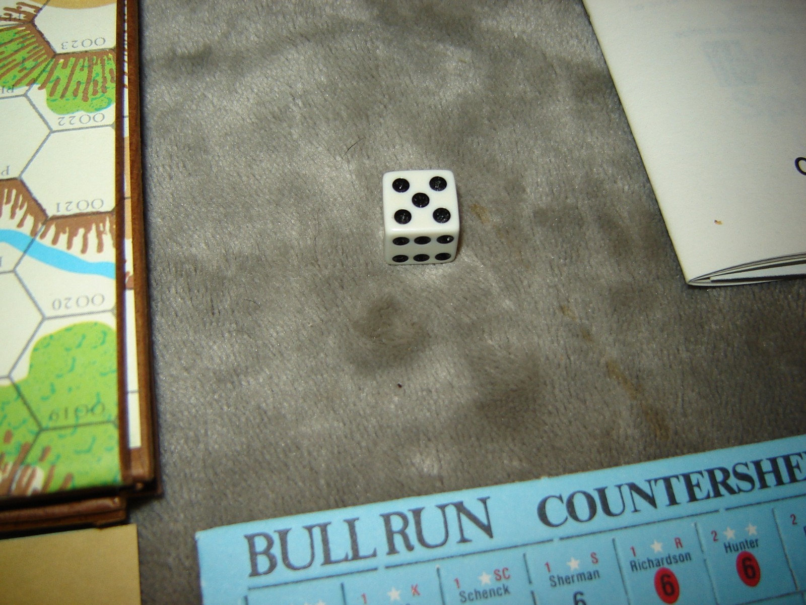 Avalon Hill Game Co. #847 Bull Run UNPUNCHED Never Played Excellent Cond NICE