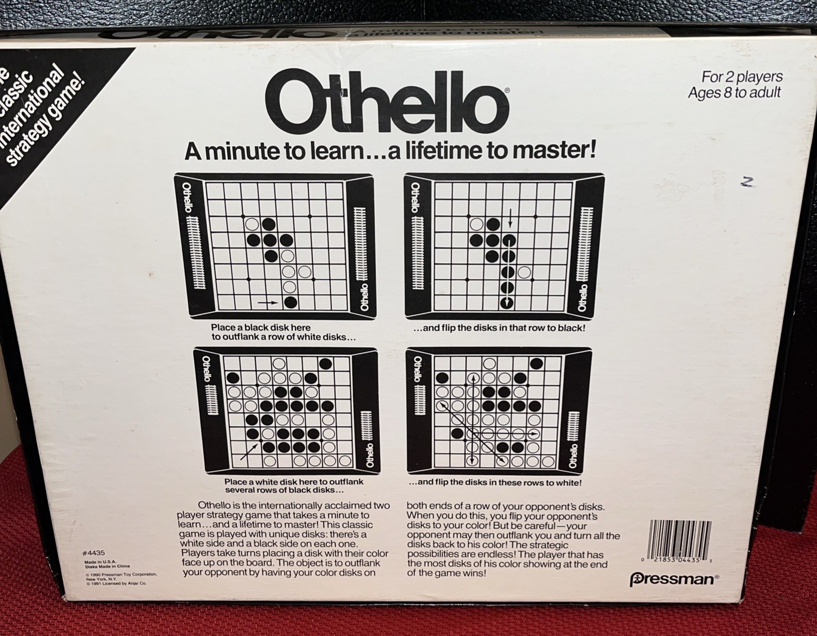 Vintage 1990 Othello game Complete