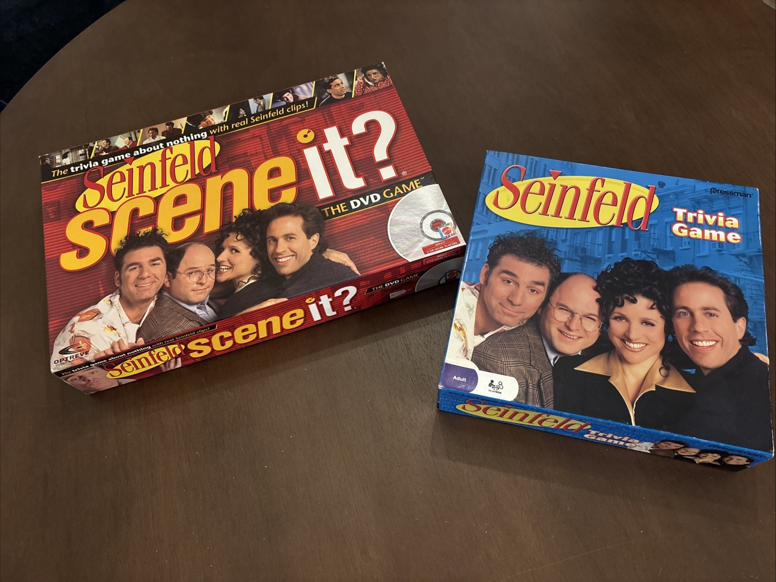 Seinfeld Trivia Game #5300 Pressman 2009 and Scene It- NEW